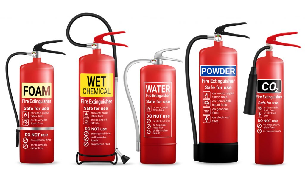 Classes of Fire Extinguishers